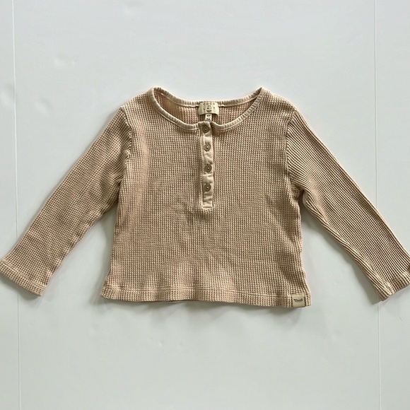 Coco A-U Lait Waffle Knit Top - Picture 1 of 3